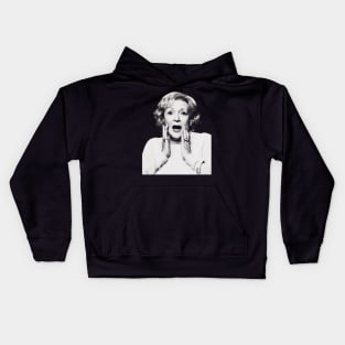 betty white Funny face Kids Hoodie